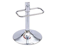 2 Sgabelli da Bar Cucina girevoli seduta nera regolabile in altezza 62-82 cm. con schienale e poggiapiedi