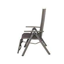 Ambientehome Alu Relaxsessel Korfu Anthrazit Circa 73x60x114 cm Poltrona, Antracite
