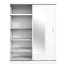 Selsey Vaniva - Armadio - 2 ante scorrevoli - bianco - 150 cm - con specchio