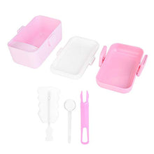 SALUTUYA Scatola portaoggetti, sicura e Non tossica, la Scatola per Alimenti complementare per Neonati può Essere utilizzata nel Frigorifero e nel microonde,(Pink)