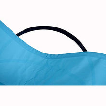 Outsunny Sedia a Dondolo Design Moderno per Interni ed Esterni Textilene 154x80x84cm Blu