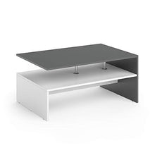 Vicco Tavolino da divano Amato Tavolino da salotto Antracite Bianco Tavolino