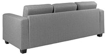 Amazon Brand - Movian Morat - Divano a 3 posti, 90 x 212 x 80 cm (Lu x La x A), grigio chiaro