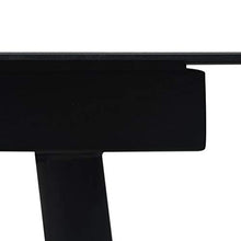 SKM Set da Pranzo da Esterni 9 pz in Corda di Cotone e Acciaio Nero-8280