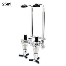 Aiglen 25/30/45 ml Supporto a Parete 2 Bottiglie Dispenser di Vino Vino Alcol Cocktail Distributore di Birra Distributore di Vino in Metallo Porta Bar a casa Strumento (Size : 25ml)