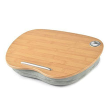 Supporto per computer portatile con cuscino sul letto e sul divano, come supporto per letto/cuscino/scrivania con foro per cavo e striscia antiscivolo, adatto per notebook fino a 35,6 cm (blu scuro) - Arredi Casa