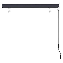 Tenda a rullo per esterni, 140 x 250 cm, bianco e arancione