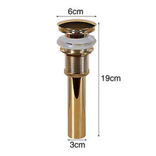 Spina per lavabo in Ottone con Scarico in Ottone Robusto e di Alta qualità SWD 002 2