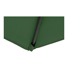 Uniprodo Ombrellone Palo Centrale Ombrello da Terrazzo Grande Uni_Umbrella_TR300GR (Verde, Esagonale, Inclinabile, Ø 300 cm)