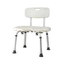 Sgabelli da Bagno in Lega di Alluminio ad Altezza Regolabile, Sgabello da Bagno Antiscivolo per Donne Incinte da Doccia 66-84 cm 0104