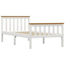 FAMIROSA Giroletto con 2 Cassetti Bianco in Massello di Pino 100x200 cm-0433