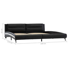SKM Giroletto Nero in Similpelle 160x200 cm (36.05kg)