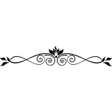 Adesivi per testiera del letto, T-MK355, 32 x 180 cm, colore: Nero