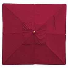 Mendler Telo Copertura per ombrelloni Quadrati HWC-C57 3x3m Bordeaux