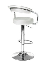 Wink design, Chattanooga, Set Due Sgabelli Bar, finta pelle, Bianco