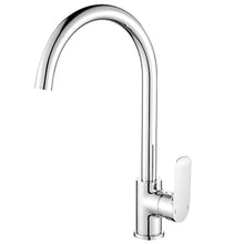 Hoomtaook Miscelatore Cucina Lavandino Rubinetto Cucina Leva Singola Ruotabile di 360 ° Ottone Cromato Rubinetto Dell'Acqua Calda e Fredda Adattatore 3/8"e 1/2"