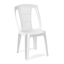 Tomaino Sedia da Giardino in plastica Senza braccioli impilabile Set 4 Pezzi
