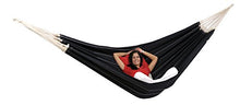 Amazonas Hammock AZ-1018290 Barbados Amaca, Black, Nero, 340x150x5 cm