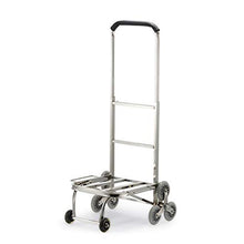 Carrello Portapacchi Carrello in Acciaio Inox Pieghevole Carrello Portatile Pieghevole