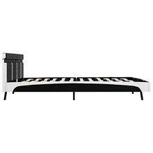 SKM Giroletto con LED Nero in Similpelle 180x200 cm (31.3kg)