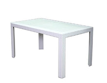 DIMAPLAST Set Garden Tavolo e 6 Sedie da Giardino Antracite