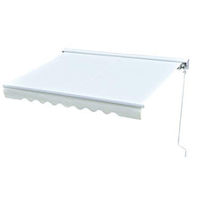 Outsunny Tenda da Sole 250x200cm per Esterno a Bracci con Apertura Automatica, Telecomando e Luci a LED, Beige