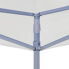 vidaXL Gazebo Professionale Pieghevole 3x3m Acciaio Bianco