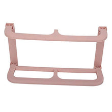 Tarente Doppio Strato Plastic Autoadesivo Pantofole Autoadesivo Portacandetto Organizzatore del Rack (Rosa)