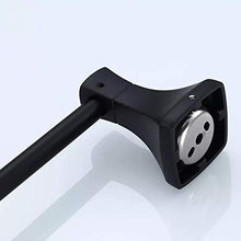 GYCS Mensola angolare per Bagno Nero Single Pole Bagno Hardware Pendente Single Pole Towel Rack Accessori per Il Bagno