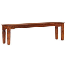 vidaXL - Panca in legno di acacia massiccio, 160 cm