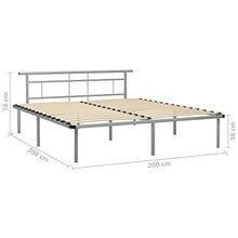 FAMIROSA Giroletto Giroletto Grigio in Metallo 200x200 cm