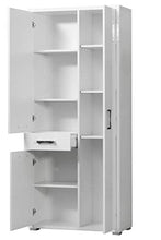 Armadio tre ante + 1 cassetto Spessore 25mm Colore Bianco Laccato