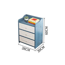 Comodino con cassetto Moderno e Minimalista Legno massello Camera da Letto Scaffale Piccolo Armadio Semplice Contenitore Economico Mini armadietto FANJIANI