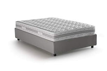 Dmora Talamo Italia Letto Contenitore, Adatto Per Materasso cm 120x190, Grigio