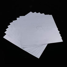 Fenteer 8Pcs 0.2mm Pad di Protezione del Forno, Pad di Protezione della Stufa A Gas Resistente - Argento