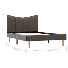 SKM Giroletto Antracite in Similpelle 100x200 cm