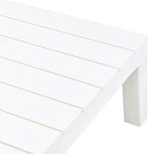 FAMIROSA Tavolo da Giardino Bianco 78x78x31 cm in Plastica