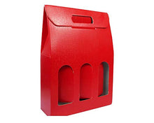 Zelda Bomboniere Scatola 3 Bottiglie 39x27x9 Rossa