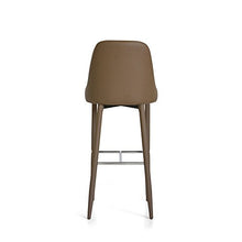 Tuoni New Plana Sgabello, Finta Pelle, Cappuccino, 4 Pezzi