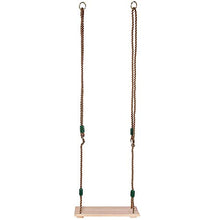 Buyfunny01 - Altalena in legno con forte corda regolabile, per adulti e bambini, per interni ed esterni