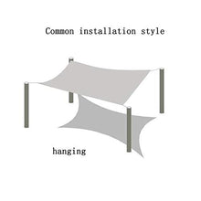 Rete Ombreggiante, Traspirante, Modelli Differenti, Multiuso, Antistrappo, Foglio di Alluminio, Argento, per Giardino Balcone Terrazza, Auto Coperture, Telo da Sole da Esterno