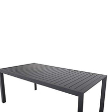 Chicreat Tavolo allungabile in alluminio, da esterni, 180 x 90 x 71,5 cm