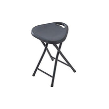FERIDRAS 868005 Sgabello Pieghevole, Acciaio, Grigio, 31x46.5x31 cm