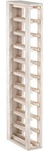 Expovinalia portabottiglie Speciale 1 modulo per 10 Bottiglie, Legno, Bianco, 12 x 32 x 105 cm