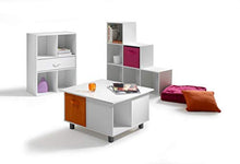 Alsapan 94483 Compo 10 - Mobile a 4 scompartimenti e 1 cassetto, dimensioni: 61,5 x 29,5 x 80 cm, colore: Bianco
