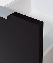 Berlenus CT4BN - Mobile da Cucina Basso, 3 cassetti, 40 cm, Colore: Nero Lucido
