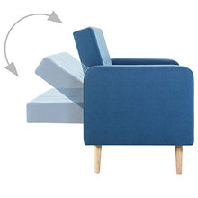 FAMIROSA Divano in Tessuto Blu