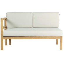 Teako Design - Divano Pusie, Lato Sinistro, con Cuscini