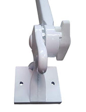 ShowRoom Vicidomini Coppia di BRACCETTI in Alluminio PRESSOFUSO per Tende da Sole Balcone A Caduta. (Bianco)