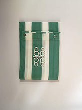 Tenda da Sole con Anelli per Esterno Caraibi - Dimensioni Varie AA149 (Riga Verde, 140 x 300 cm)